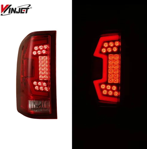 Miniatura 6 de Winjet Luces traseras LED para Chevrolet Silverado 1500 2500 3500 2010 2011 2012 2013 2014 Chevrolet Silverado 1500 2500 3500 3500] Tubo rojo