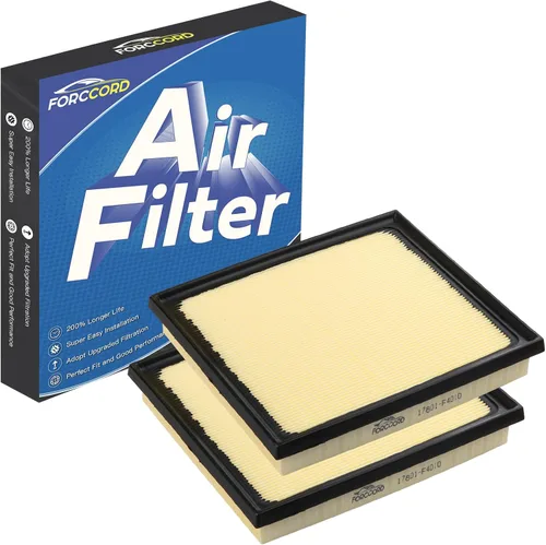 Miniatura 16 de Paquete de 2 Filtros de Aire para Motor Compatible con Volkswagen Atlas 2025-18 2.0L 3.6L, 2025-20 Atlas Cross Sport 2.0L 3.6L Reemplazo de Filtro