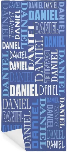 Miniatura 18 de Toalla personalizada con monograma para baño, 14.5 x 28 pulgadas, toallas personalizadas con nombres, toalla de baño con nombre