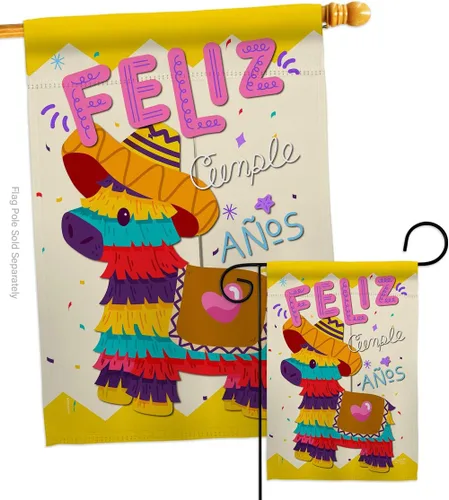 Miniatura 5 de Juego de banderas de casa de Feliz Cumpleaños, regalo de pastel de cumpleaños, regalo de ramo de dulces, ocasión de aniversario, fiesta, pequeño