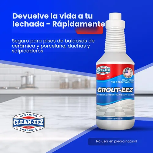 Miniatura 2 de Limpiador de lechada Clean-eez 2 Pack con accesorio de cepillo de pie - Removedor de manchas, cepillo de limpieza resistente - Solo para azulejos