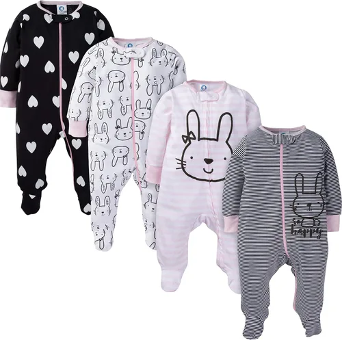 Miniatura 2 de Gerber Paquete de 8 mamelucos de manga corta y 4 paquetes de ropa Sleep N Play