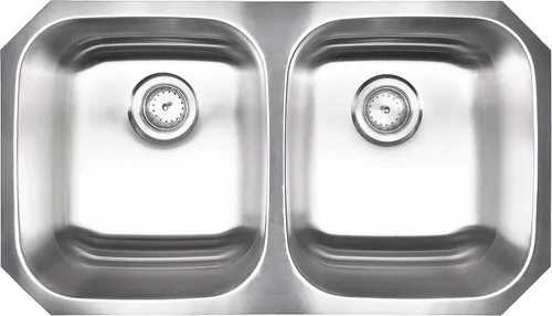 Miniatura 13 de MSI Fregadero y colador de cocina de acero inoxidable calibre 16 50/50 de 32 pulgadas