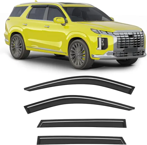 Miniatura 36 de Extra-Thick Window Rain Guard for 2004-2014 Ford F150 Extended Cab/SuperCab Rain Guards Tape-on Side Truck Window Visors Low Profile Vent Visor