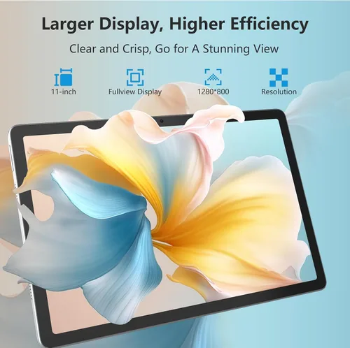 Miniatura 3 de Tablet Android 15 de 11 pulgadas con ranura para tarjeta SIM, tableta celular 4G, almacenamiento de 128 GB, 6 GB de RAM, Octa-Core, navegación