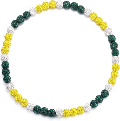 Miniatura 9 de Collar de Cadena de Béisbol con Perlas para Hombres, Regalos de Collar de Béisbol de la Colección Bling Ice para Niños, Collar de Accesorios
