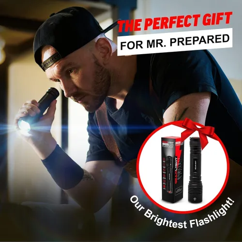 Miniatura 3 de GearLight S2000 - Linterna LED de alto lúmen, súper brillante, potente, táctica de tamaño mediano para actividades al aire libre y uso de emergencia