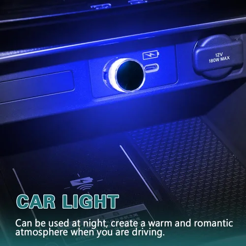 Miniatura 2 de Lámpara LED USB para interior de coche, luces LED USB mini universales para decoración de coche, luz nocturna LED USB mini enchufable, luz LED USB