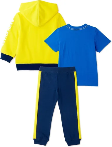 Miniatura 2 de Pinkfong - Sudadera con capucha para bebé, diseño de tiburón, camiseta y pantalón deportivo de 3 piezas, juego de traje de atletismo para niños