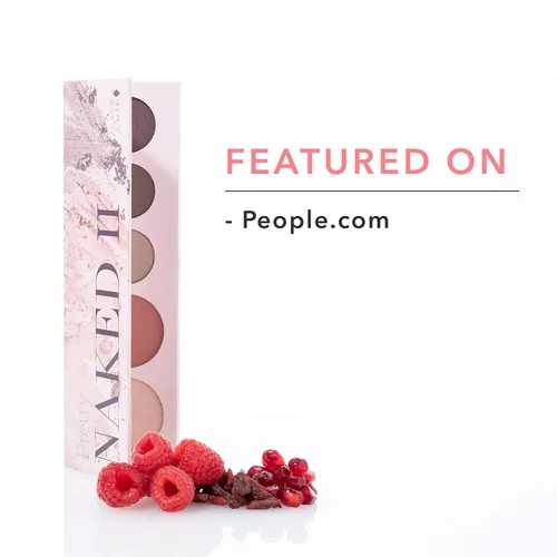 Miniatura 9 de 100% PURE Pretty Naked II - Paleta de maquillaje todo en uno, compacta 3 sombras de ojos, rubor, resaltador facial, desnudo natural pigmentado