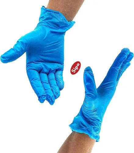 Miniatura 2 de SIPA Guantes desechables de nitrilo de 2.8 mil, paquete de 100, sin látex, seguridad sin polvo