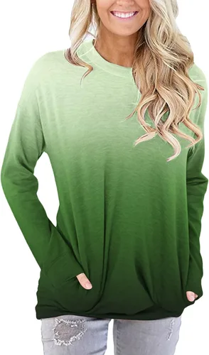 Miniatura 2 de Sudadera gráfica de gran tamaño para mujer, cuello redondo, manga larga, sin botones, a la moda, ropa de otoño