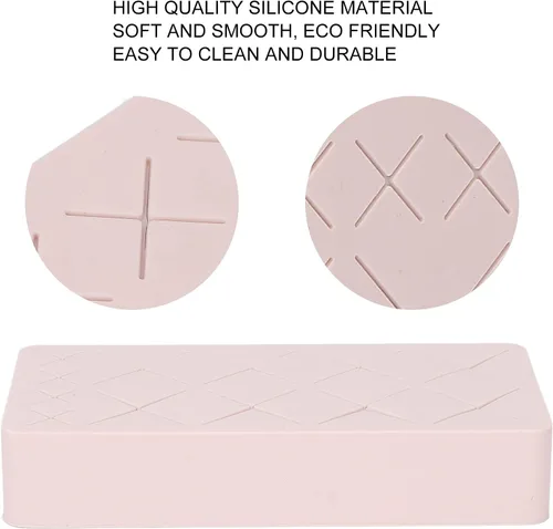 Miniatura 6 de Organizador de maquillaje – Organizador de lápiz labial de 12 ranuras – Soporte de exhibición de maquillaje cosmético de silicona con diseño