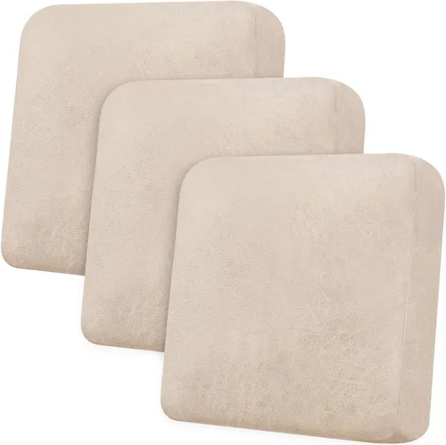 Miniatura 101 de Funda de cojín para sofá con aspecto de cuero, 1 unidad, elástica, para sala de estar, funda de cojín individual para sofá, protector de asiento