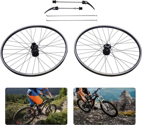 Miniatura 4 de Juego de ruedas para bicicleta, 27.5 pulgadas/29 pulgadas ruedas delanteras traseras freno de disco rueda libre cubo 7/8/9/10/11/12 velocidades