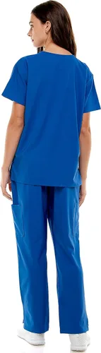 Miniatura 3 de Scrub Sets for Women and Man Medical Nursing Uniform Pants 4-Way Stretch & 8-Pocket