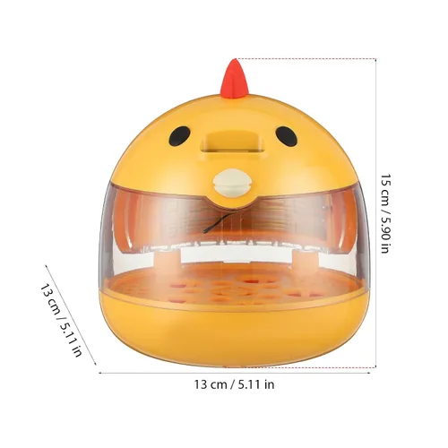 Miniatura 2 de TOYANDONA Incubadora de 5 huevos con control automático de temperatura y humedad - Incubadora pequeña para aves con ventilación de aire y ovoscopio