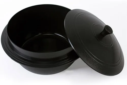 Miniatura 3 de Hansang IH Caldero de cerámica de inducción coreano tradicional olla para cocinar todas las fuentes de calor (18CM 2L)