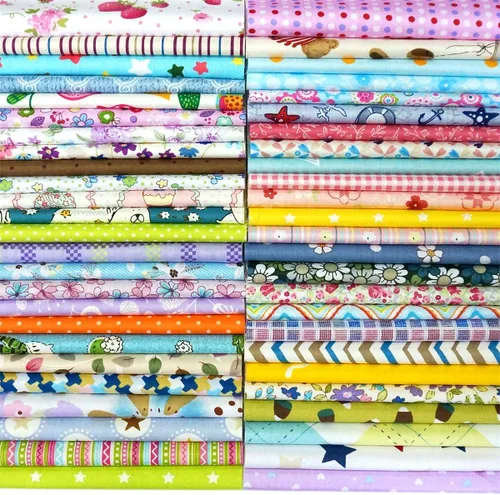 Miniatura 2 de Misscrafts - 25 piezas de tela de algodón, 12 x 12 pulgadas, paquete de tela de algodón para manualidades, cuadrados, parches precortados, cuadrados