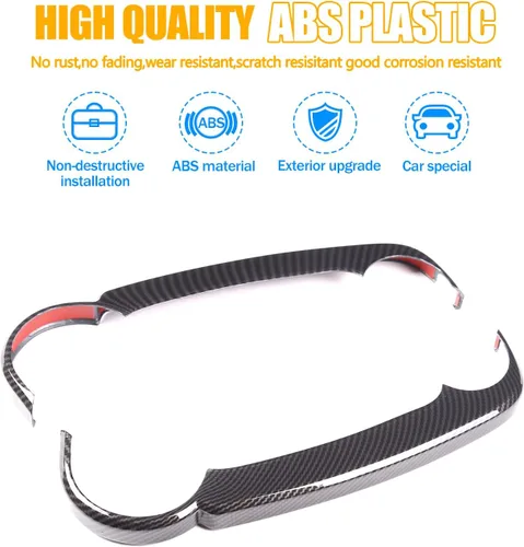 Miniatura 4 de Tira lateral de navegación de consola central de ABS para automóvil para Toyota FJ Cruiser 2007-2021, cubierta de tira decorativa lateral