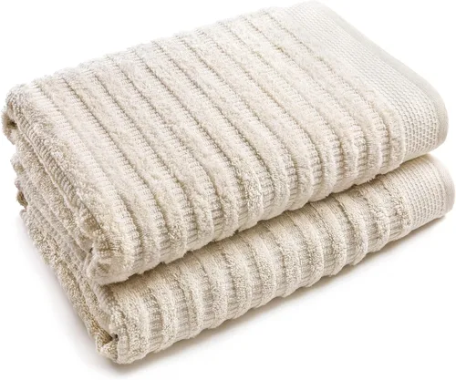Miniatura 11 de Softerry Juego de toallas de baño de algodón orgánico puro, 100% algodón suave, extra absorbentes y duraderas, de secado rápido de 500 GSM, calidad