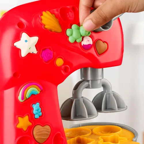 Miniatura 11 de Play-Doh Kitchen Creations Juego de Mezclador Mágico, Mezclador de Juguete con Accesorios de Cocina de Juguete, Artes y Manualidades para Niños de 3