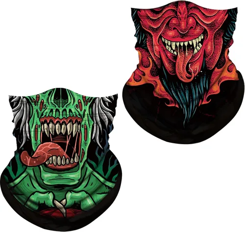 Máscara facial media para polvo, viento, protección solar, sin costuras, tubo 3D, bandana para hombres y mujeres, US123