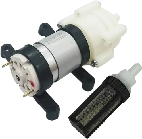 Miniatura 8 de CONQUERALL DC 12V 385 Bomba autocebante de diafragma Accesorios de té resistentes a altas temperaturas para pecera, dispensador de agua