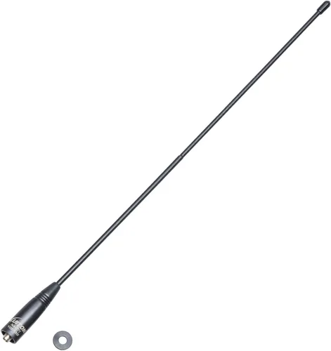 Miniatura 2 de Antena de radio para BaoFeng UV-5R/888S Antena Walkie Talkie de largo alcance 15.6 pulgadas Whip VHF/UHF (144/430Mhz) Antena SMA-Hembra (1 paquete)