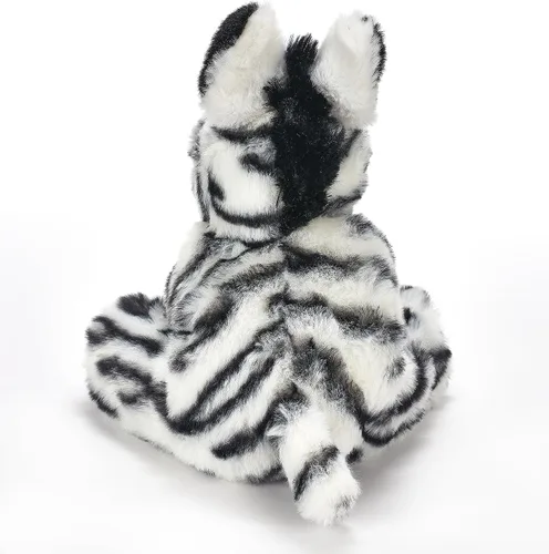 Miniatura 7 de The Petting Zoo Peluche de cebra, regalos para niños, animales salvajes del zoológico Onez, juguete de peluche de cebra de 9 pulgadas