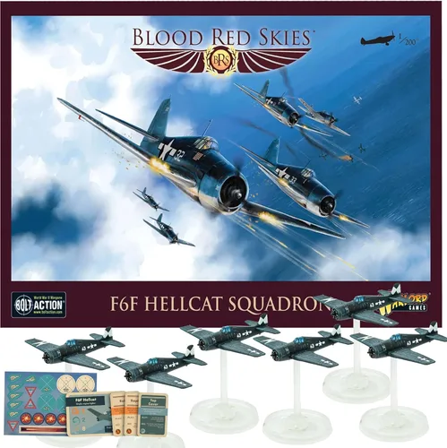 Miniatura 7 de Wargames Delivered - Warlord Games Blood Red Skies - Aichi D3A 'Val' & Nakajima B5N 'Kate' Escuadrón Escala 1/200, Kit de avión modelo para el juego