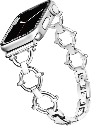 Miniatura 7 de Correa en forma de O compatible con Apple Watch Band de 1.614 in, 1.575 in, 1.654 in (S10/11) 1.496 in, iWatch Series 11 10 9 8 7 6 SE 5 4 3