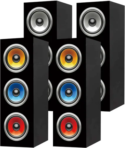 Miniatura 8 de 4 cajas de golosinas retro Boombox – Decoración de fiesta musical de los años 80 y 90, centro de mesa de neón Hip Hop de 17 x 6 x 6 pulgadas