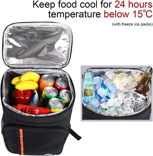Miniatura 5 de CODOBON Mochila más fresca de 20 litros aislada, ligera, a prueba de fugas
