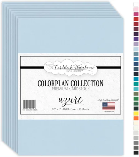Miniatura 11 de Cardstock Warehouse Colorplan Amatista púrpura – 8.5 x 11 pulgadas – 100 libras / 9.52 oz/m² de papel de cartulina mate premium – 25 hojas