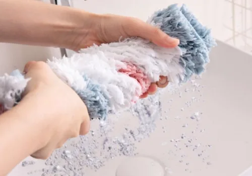 Miniatura 3 de Alfombra de baño de hojas verdes azules, alfombra de baño de hojas, bonita alfombra de baño de plantas, tapetes de baño de microfibra lavable