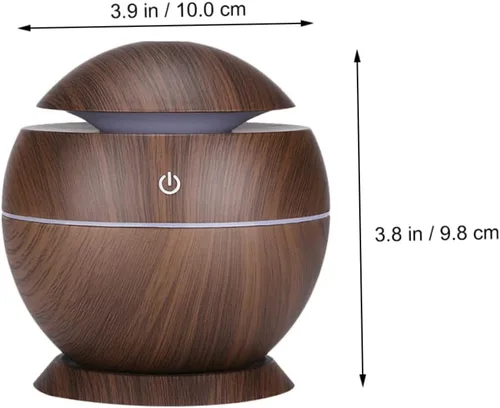 Miniatura 5 de Mini humidificador de aire USB difusor de aroma con acabado de grano humidificador portátil para oficina en casa y automóvil mejora la calidad