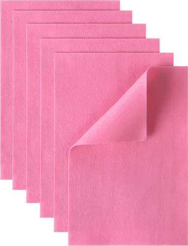 Miniatura 9 de Hojas de fieltro blanco HaoFeiJH - 6 piezas de cuadrados de fieltro suave (8x12 A4), 1.5mm de espesor, ideal para costura, retazos, decoración