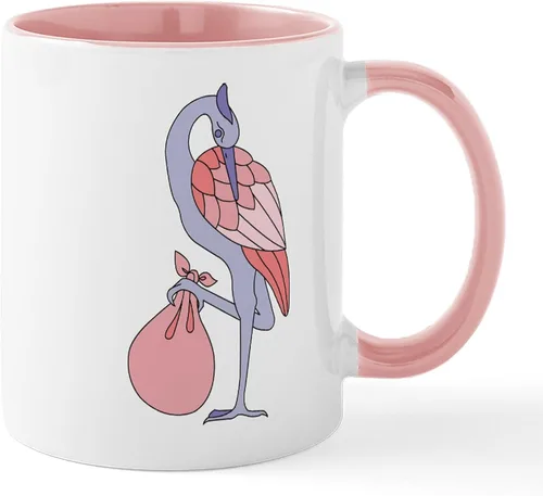 Miniatura 26 de CafePress Mug Stork - Taza de café de cerámica (11.0 fl oz)