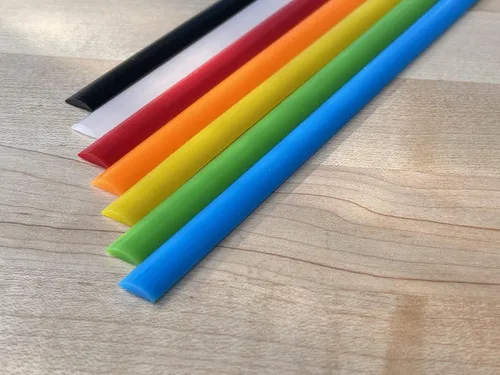 Miniatura 6 de JounJip Varillas de soldadura de plástico LDPE (7 colores) – Varillas planas de polietileno de baja densidad para reparación de kayak, canoa, tanque