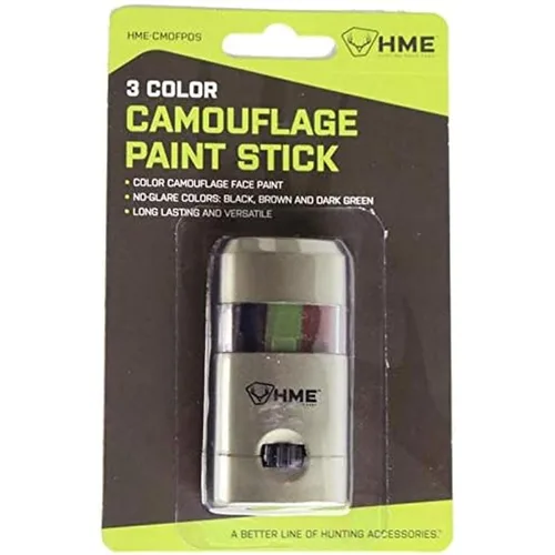 Miniatura 3 de HME Barra de Aplicación "Sin Desorden" de Pintura Facial de Camuflaje de 3 Colores - Maquillaje de Ocultación de Larga Duración y Fácil de Usar