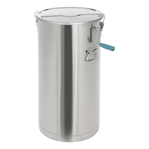 Miniatura 6 de Extractor de miel de 2 marcos, hilandero manual de miel de acero inoxidable, girador de panal de abeja de extracción de apicultura,
