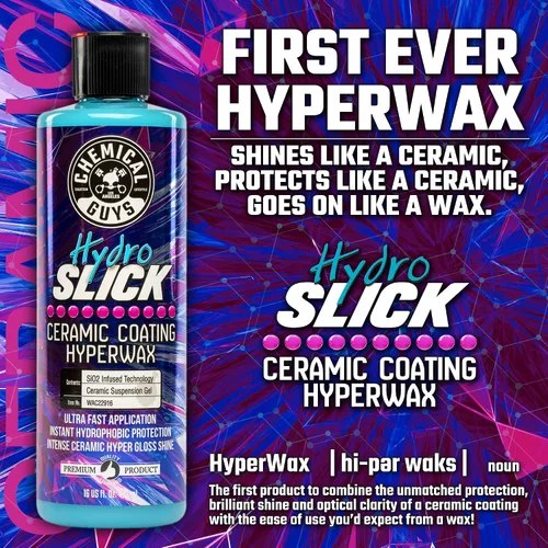 Miniatura 3 de Chemical Guys - Hipercera de revestimiento cerámico de SiO2 de brillo intenso HydroSlick WAC22916; segura con vehículos, 16 onzas fluidas