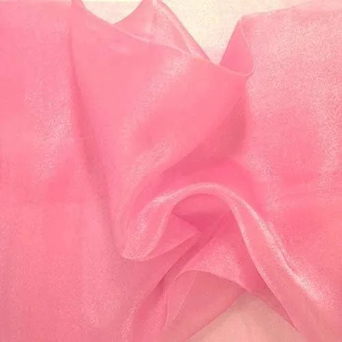 Miniatura 20 de Valentina Textile Inc, Tela de organza transparente brillante para moda, manualidades, decoración, 60 pulgadas de ancho (1 yarda, aguamarina)