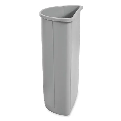 Miniatura 3 de Rubbermaid Commercial Products Bote de basura intocable, 11 galones, marrón, papelera duradera para el hogar, cocina, garaje, oficina Gris