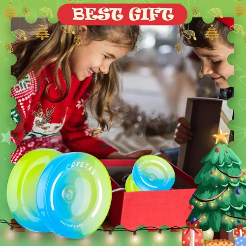 Miniatura 7 de Yoyo profesional sensible para niños principiantes, Yo-Yo de doble propósito para adultos avanzados + Rodamiento extra no sensible de yoyo + 12