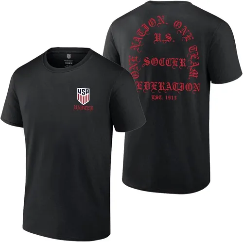 Miniatura 12 de Icon Sports Camiseta de algodón con licencia oficial de la Federación de Fútbol de Estados Unidos, unisex