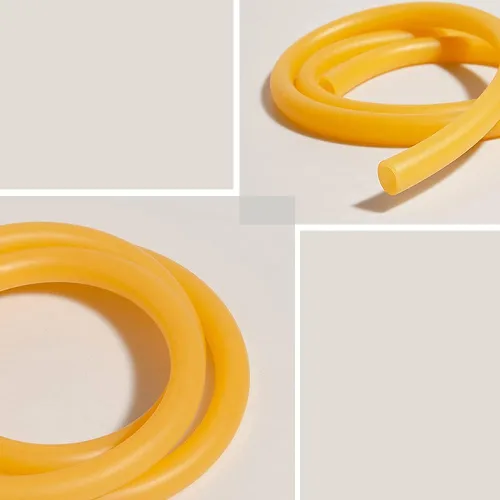 Miniatura 4 de Feelers Tubo de goma de látex natural de 3/16" (5 mm) ID x 1/4" (7 mm) OD para arpón, tirachinas y como tubo quirúrgico, manguera de goma, 3,3 pies