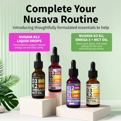 Miniatura 8 de Paquete de (2) Gotas líquidas de vitamina B12 y B6, vitamina B compleja sublingual B12 - Vitamina B 12 5000 mcg - Metilcobalamina B12 para energía