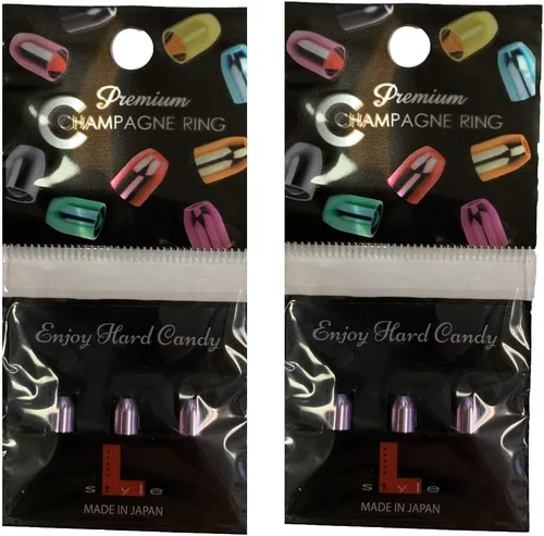 Miniatura 12 de Lstyle Dart Flight Accessory: Champagne Ring Premium Metal - for All PRO Dart Flights